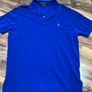 Royal blue polo Ralph Lauren top